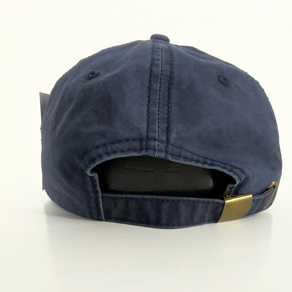 Navy Blue Relaxed Fit Orange Beach Souvenir Baseball Cap | Adjustable OS - Picture 2 of 3